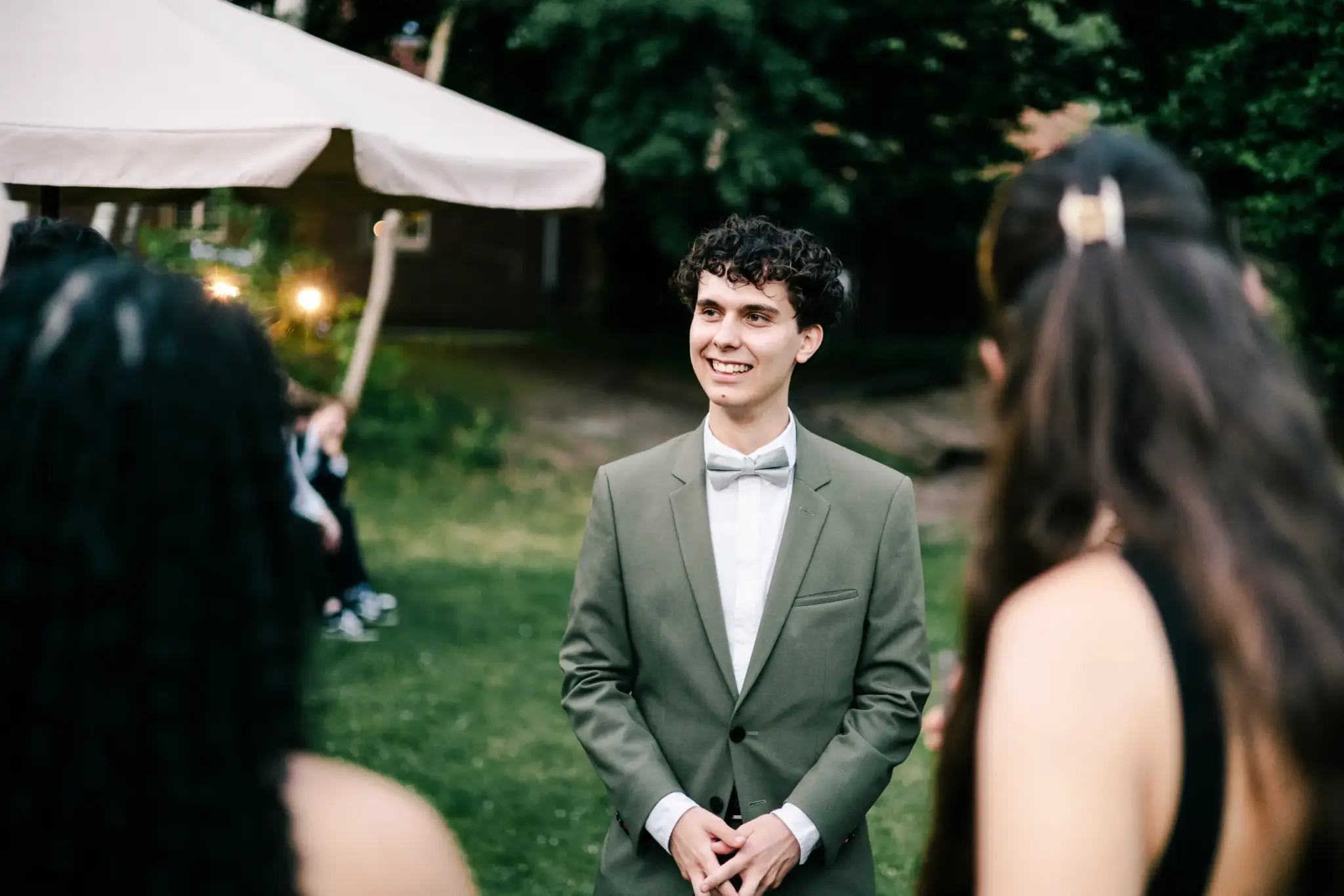 Hochzeit in Oldenburg – Gäste am Empfang